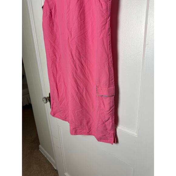 Sahalie Pink Nylon Sleeveless Short Shift Dress Women's Medium Tropical Resort - Picture 3 of 8